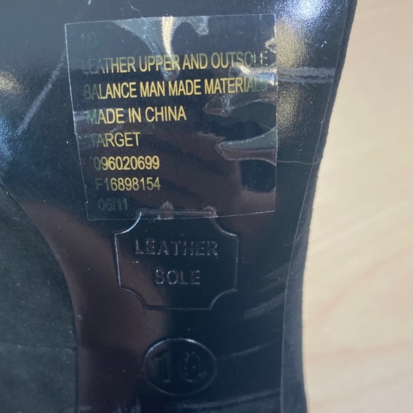 Missoni for Target Black Suede Barkwood Zig-zag Heels - Picture 7 of 14